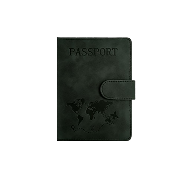 Rfid Anti-Theft Pu Leather Stylish Travel Passport Holder