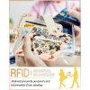Women Portable Durable Thin Cute RFID Leather Wallet