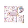 Women Portable Durable Thin Cute RFID Leather Wallet