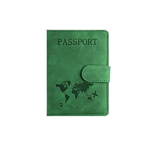 Rfid Anti-Theft Pu Leather Stylish Travel Passport Holder
