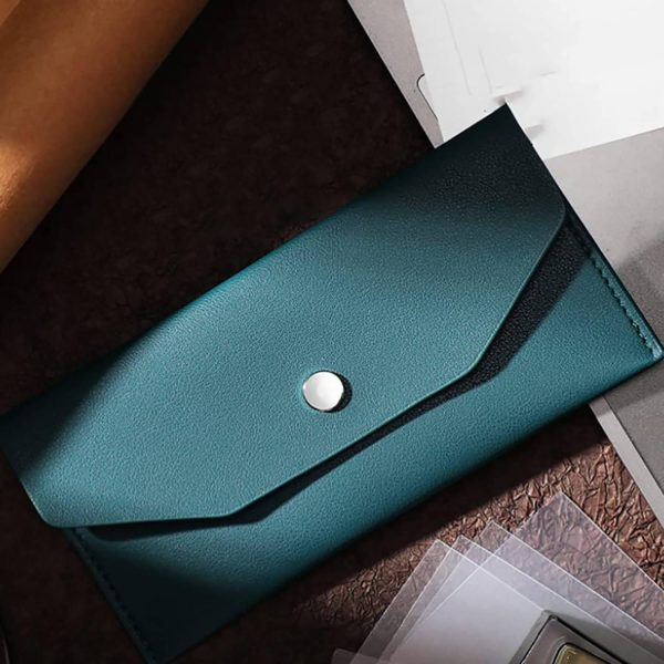 Convenient And Durable PU Leather Envelope Wallet