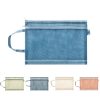 Large Durable Portable Zipper Nylon Mesh Pencil Case