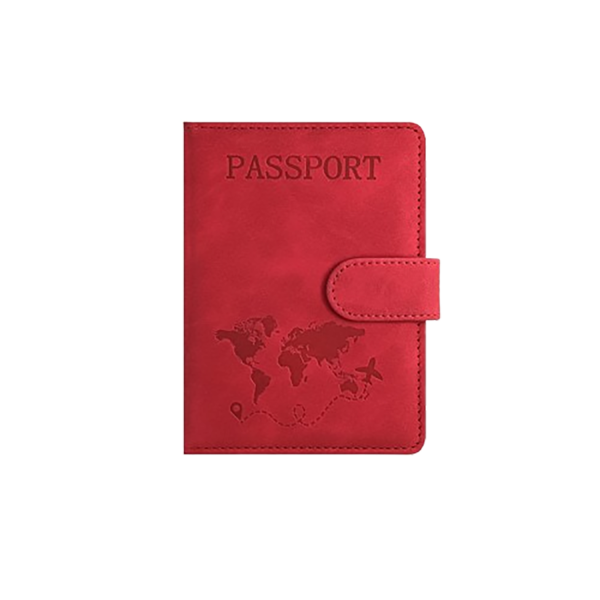 Rfid Anti-Theft Pu Leather Stylish Travel Passport Holder