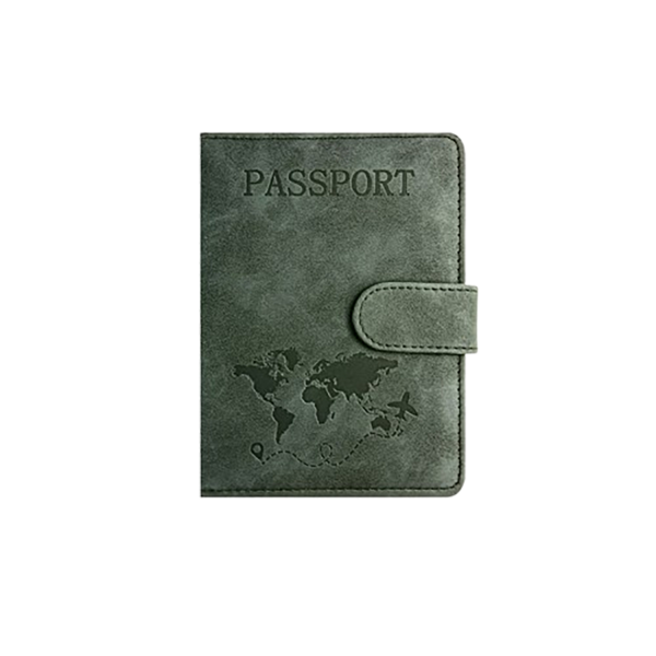Rfid Anti-Theft Pu Leather Stylish Travel Passport Holder