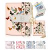 Women Portable Durable Thin Cute RFID Leather Wallet