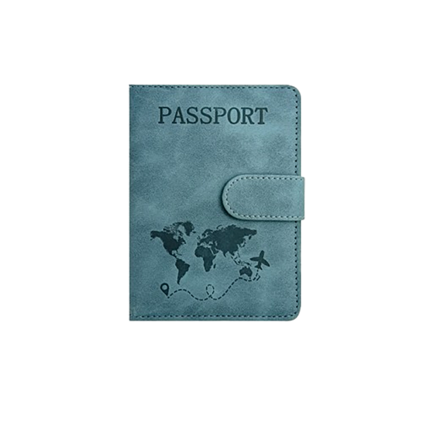 Rfid Anti-Theft Pu Leather Stylish Travel Passport Holder