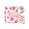 Women Portable Durable Thin Cute RFID Leather Wallet