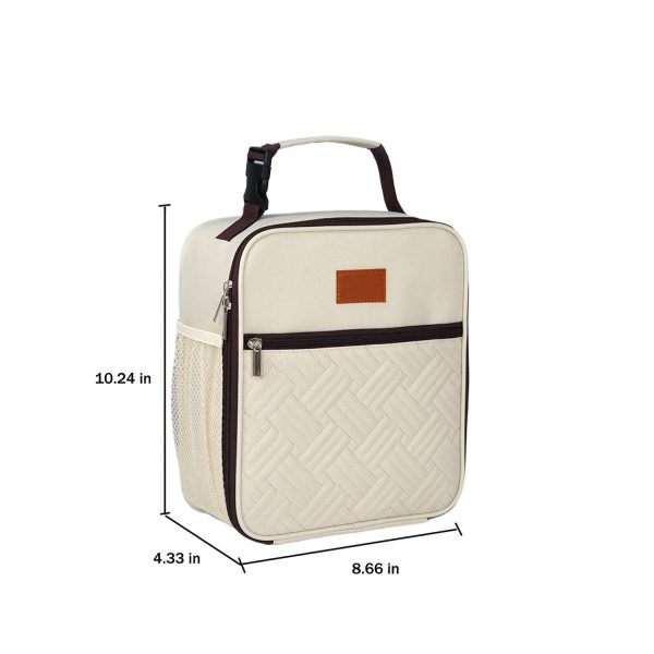 Waterproof Portable Insulated Lunch Bag Multiple Pockets