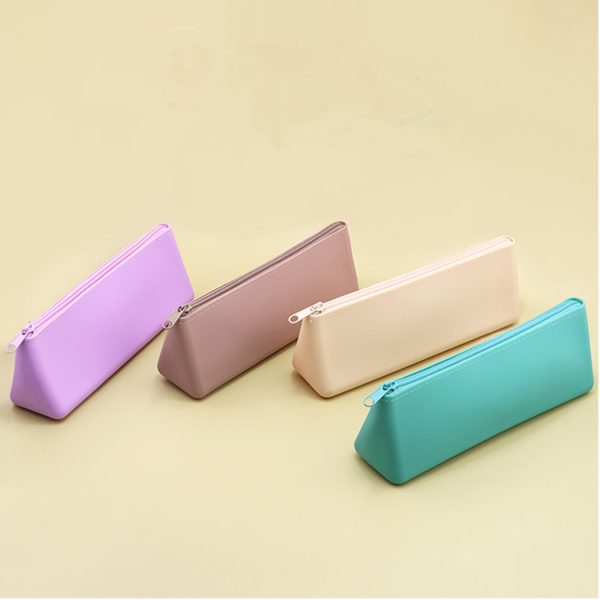 Waterproof Durable Silicone Pencil Case pouch for Student