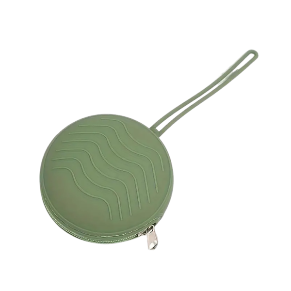 Portable Silicone Pacifier Storage Bag With Zipper