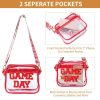 Portable Travel Transparent PVC Makeup Crossbody Bag