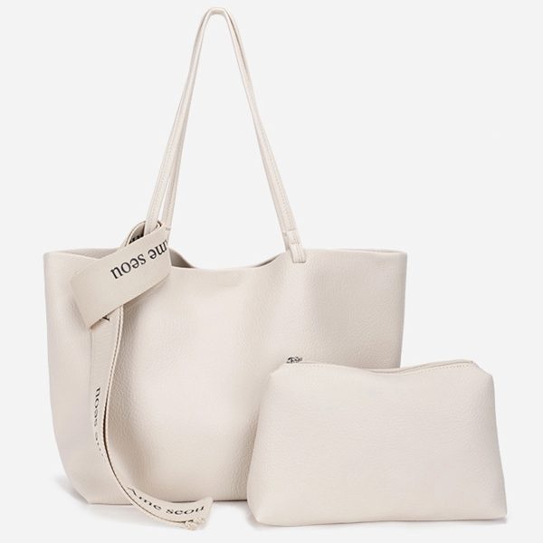 2Pcs Shoulder Tote Wallet Bag Set