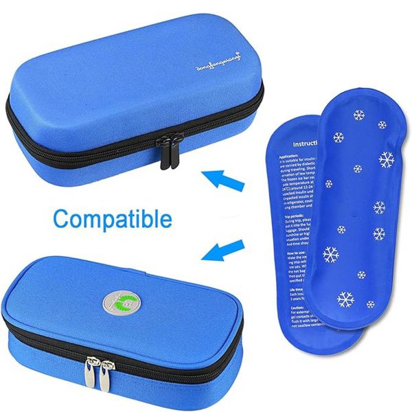 Medical Insulin Bio Gel Cooling Bag—Portable & Nylon