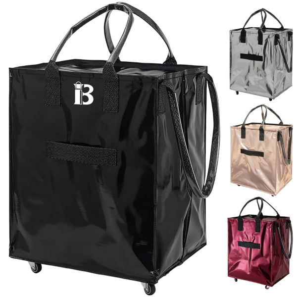 Waterproof Foldable Shopping Bag W/ Wheels