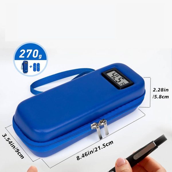 New EVA Insulin Cooling Bag with Temp Display Travel Case