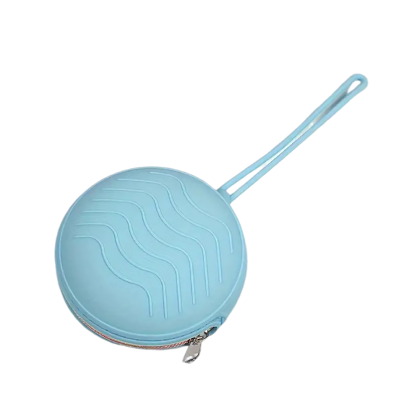 Portable Silicone Pacifier Storage Bag With Zipper