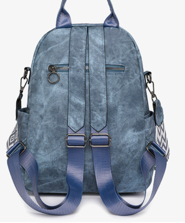 Multi-purpose Soft Leather Backpack Retro Korean-style
