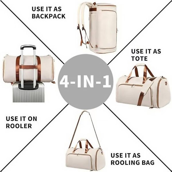 Convertible Suit Travel Bag – Wear-Resistant & 2-Way Carry