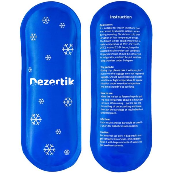 Medical Insulin Bio Gel Cooling Bag—Portable & Nylon