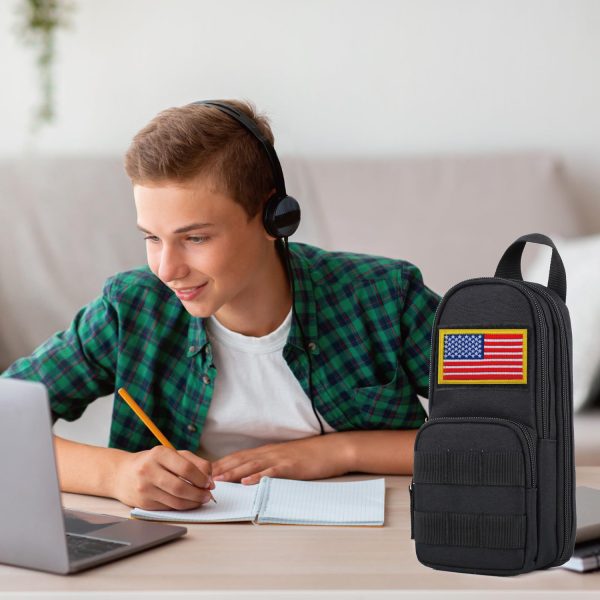 Large Capacity Canvas Pencil Storage Bag