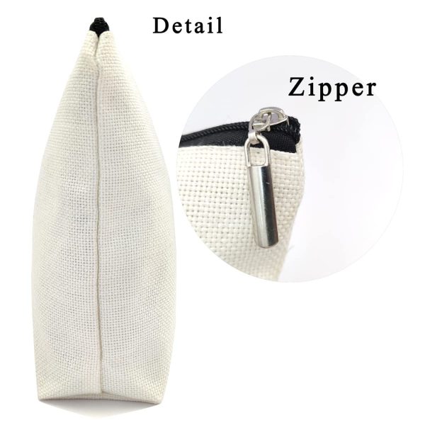 Compact Waterproof Linen Cosmetic Bag for Golf Lover