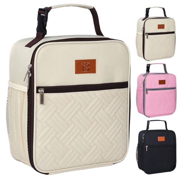 Waterproof Portable Insulated Lunch Bag Multiple Pockets