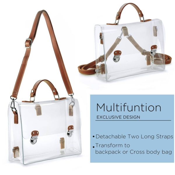 Multi Functional Waterproof Transparent Women's Backpack