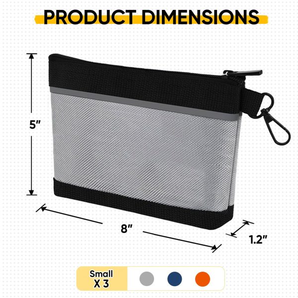Portable Waterproof Oxford Tool Pouch with Zipper
