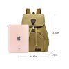 Casual, Simple and Versatile Women's Canvas Backpack