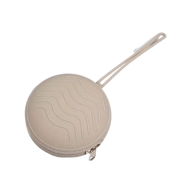 Portable Silicone Pacifier Storage Bag With Zipper