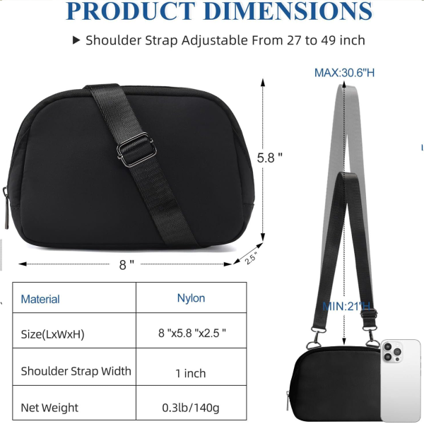 Small Nylon Crossbody Bags