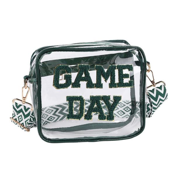 Portable Travel Transparent PVC Makeup Crossbody Bag