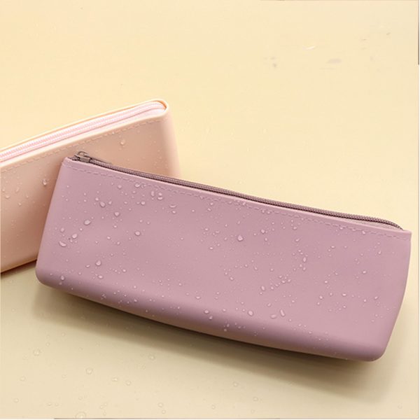 Waterproof Durable Silicone Pencil Case pouch for Student