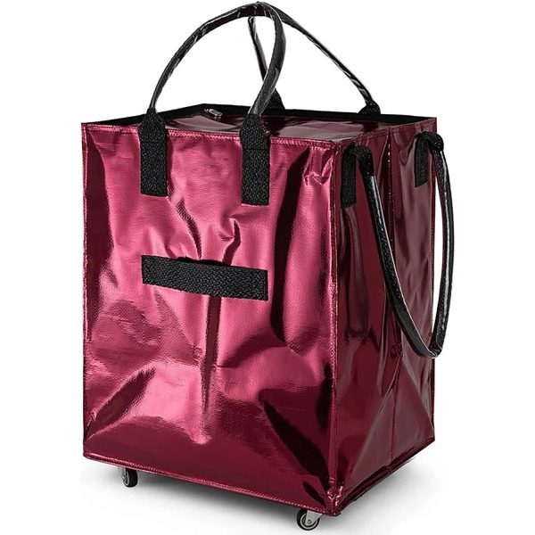 Waterproof Foldable Shopping Bag W/ Wheels