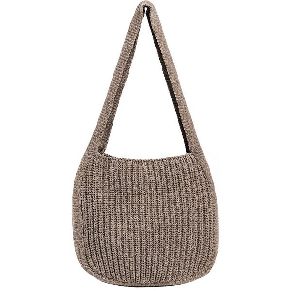 Lightweight Vintage Style Woven Crossbody Bag