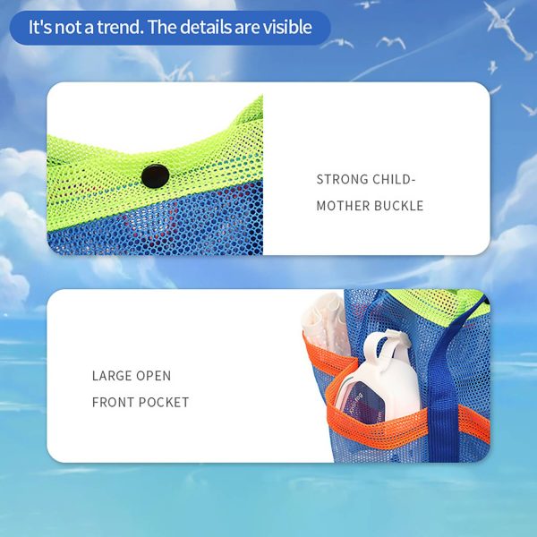 Multifunctional Large-capacity Mesh Storage Beach Bag