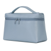 Stylish Waterproof PU Makeup Bag w/ Dual Zippers
