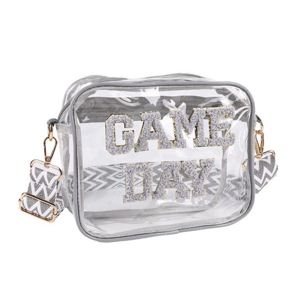 Portable Travel Transparent PVC Makeup Crossbody Bag