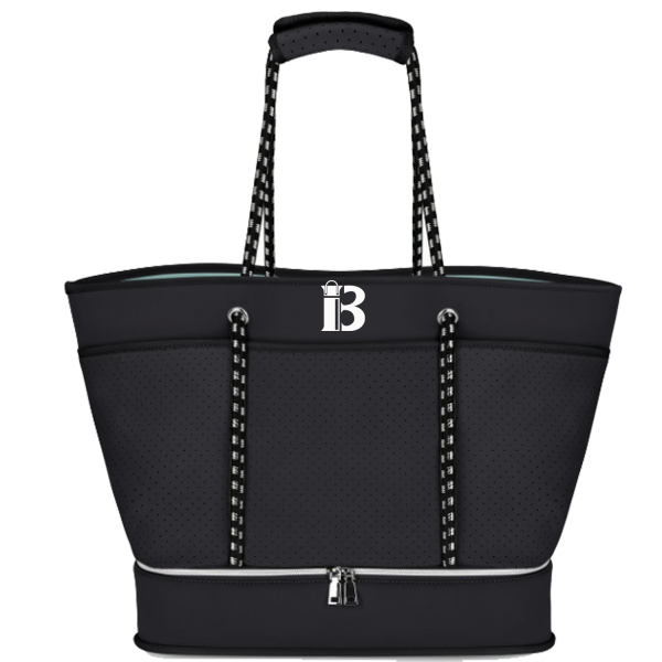 Waterproof Neoprene Beach Bag - Sandproof w/ Shoe Pocket