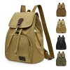 Casual, Simple and Versatile Women's Canvas Backpack