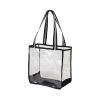 Trendy Large PVC Clear Shoulder Tote Bag for Daily Use