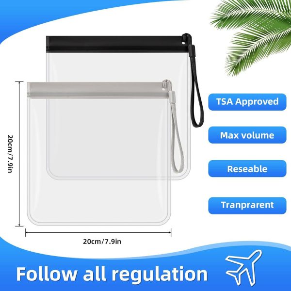 Clear Waterproof EVA Toiletry Storage Bag