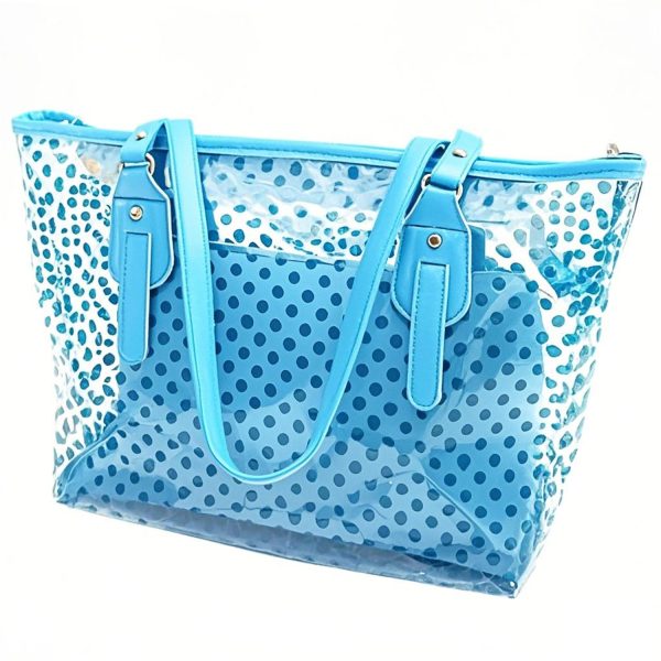 Stylish PVC Waterproof Clear Beach Tote Bag
