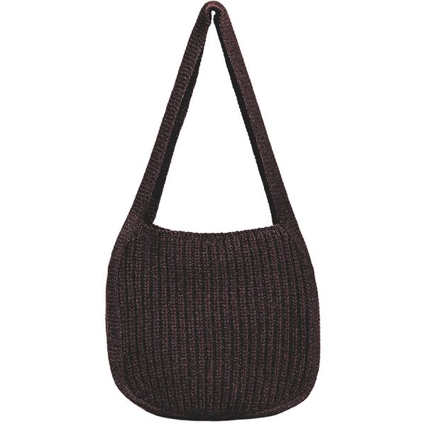 Lightweight Vintage Style Woven Crossbody Bag
