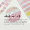 Colorful Zippered Waterproof Cosmetic Bag for Travel Swim