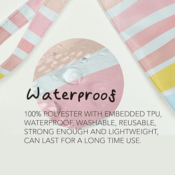 Colorful Zippered Waterproof Cosmetic Bag for Travel Swim