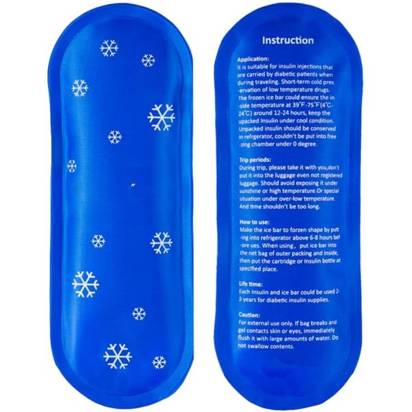 Medical Insulin Bio Gel Cooling Bag—Portable & Nylon
