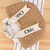 Women’s Woven Handbag Crossbody W/ Ribbon