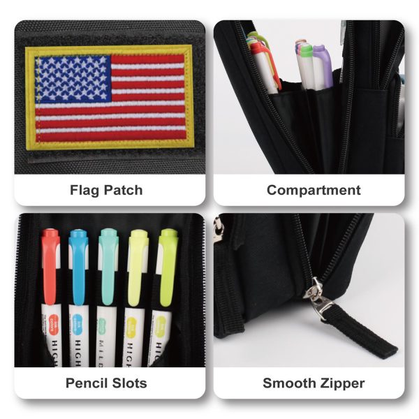 Large Capacity Canvas Pencil Storage Bag