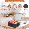 Waterproof Portable Insulated Lunch Bag Multiple Pockets